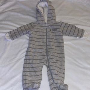 Like new Carters lined one piece size 3 months